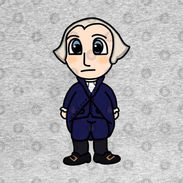 Chibi President George Washington (Small Print) by Aeriskate